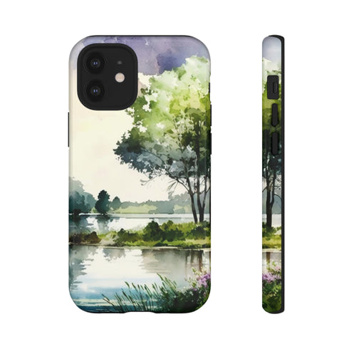 Summer Day by the Lake - Impact Resistant Phone Case